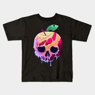 Poison Apple skull Kids T-Shirt